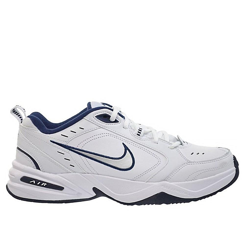 NIKE MEN'S AIR MONARCH WHT/NAVY 415445102 - Sports 